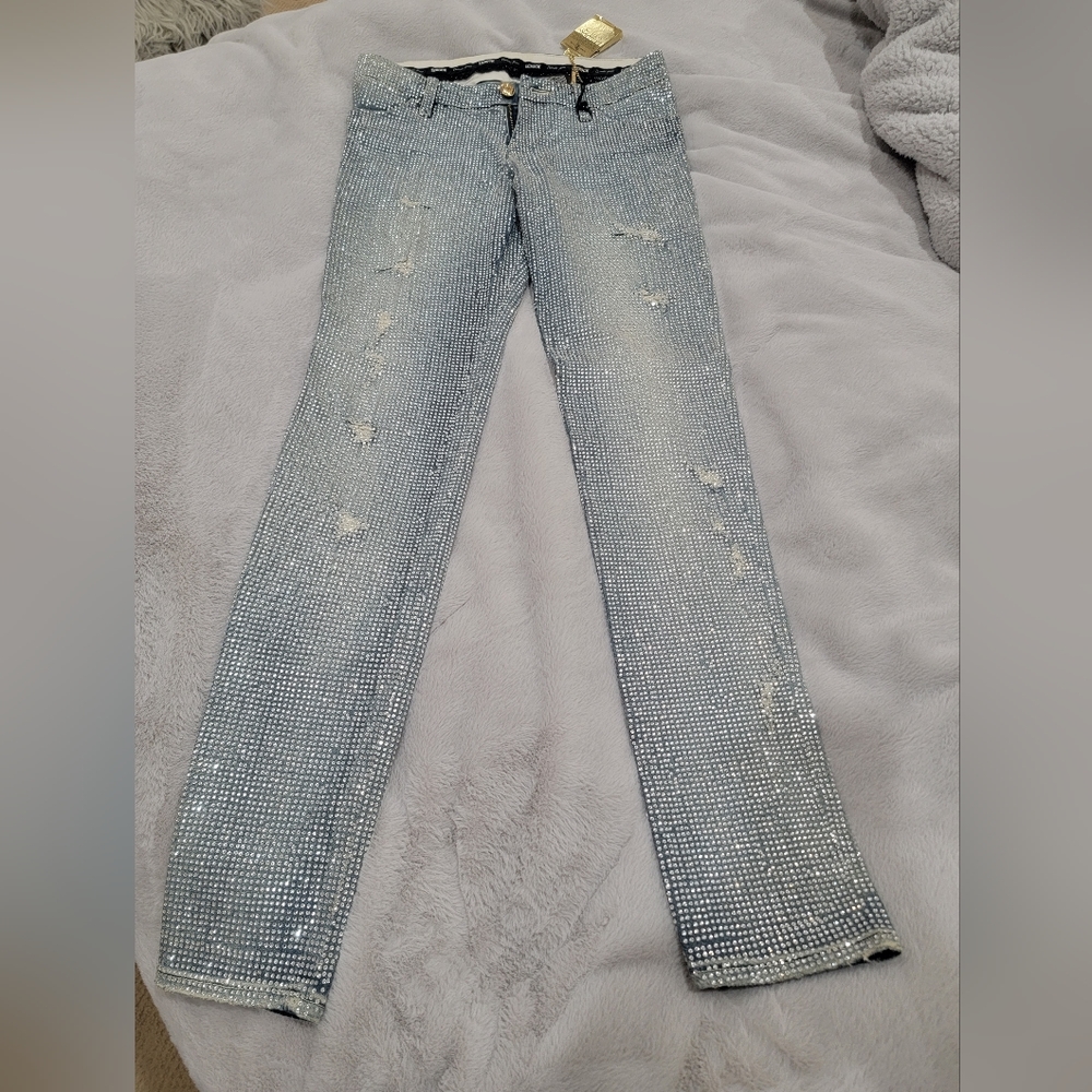 Lerock Swarovski crystal jeans